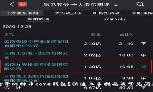 如何打开比特币core钱包？快速上手指南及常见问题解答